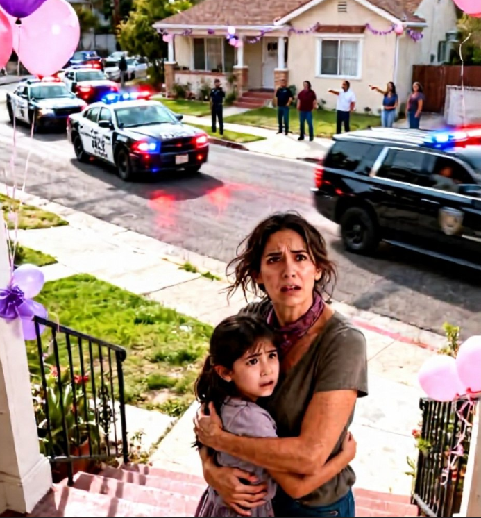 Min man skrek i telefonen: ”Ta vår dotter och spring NU!” — Tio minuter senare hade polisen omringat hela huset.