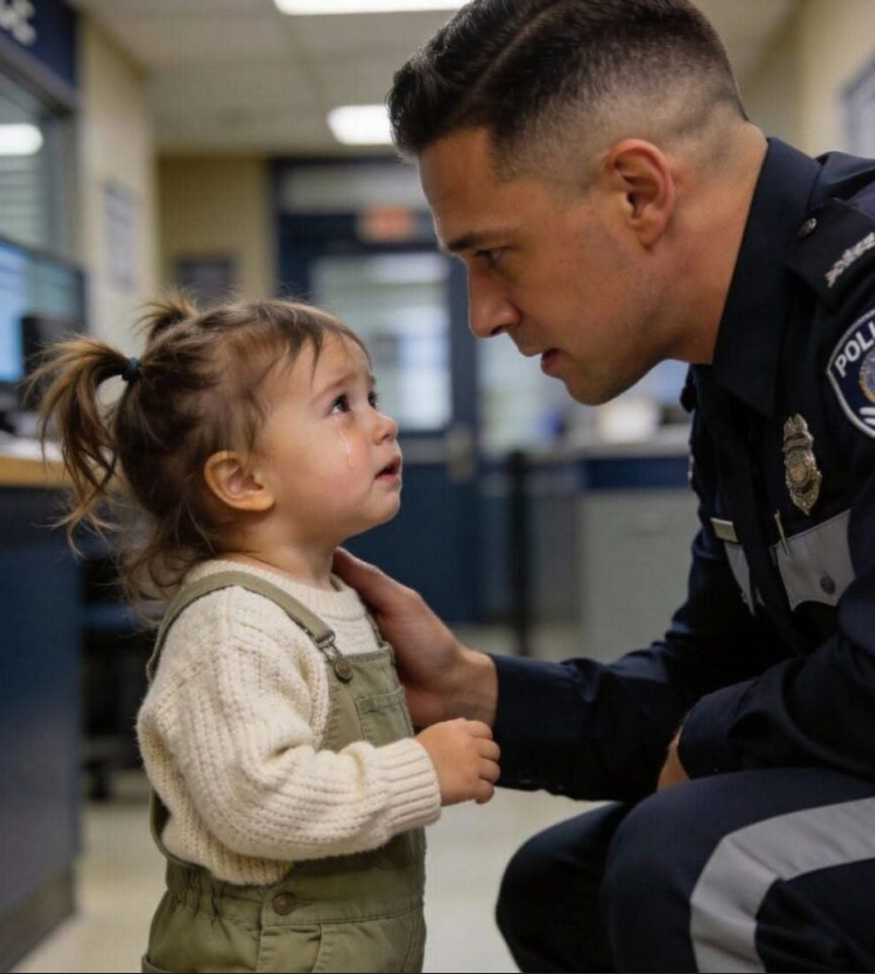 En liten flicka gick till polisstationen för att erkänna ett allvarligt brott – men det hon sa chockade polisen fullständigt.