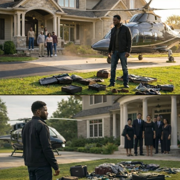 Jag visste inte att en helikopter skulle hämta mig när min frus familj kastade ut mig, eftersom de trodde att jag var fattig.