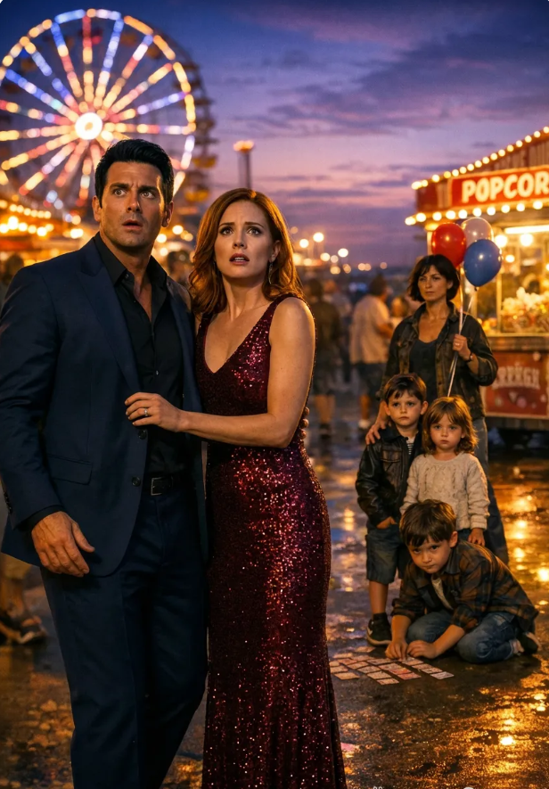 Medan en mäktig kriminalchef promenerar genom parken med sin fästmö blir han chockad när han oväntat stöter på sin tidigare älskare – som nu står framför honom med trillingar han aldrig visste existerade, vilket förvandlar en fridfull eftermiddag till en livsförändrande konfrontation.