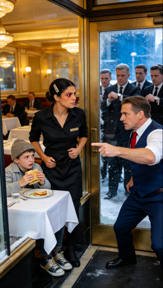 Hon serverade en hungrig liten pojke en skål soppa – och restaurangchefen avskedade henne på plats för att imponera på rika affärsmän. Vid nattens inbrott hade hennes video blivit viral … och polisen avslöjade att barnet inte bara var hemlöst – han var försvunnen.