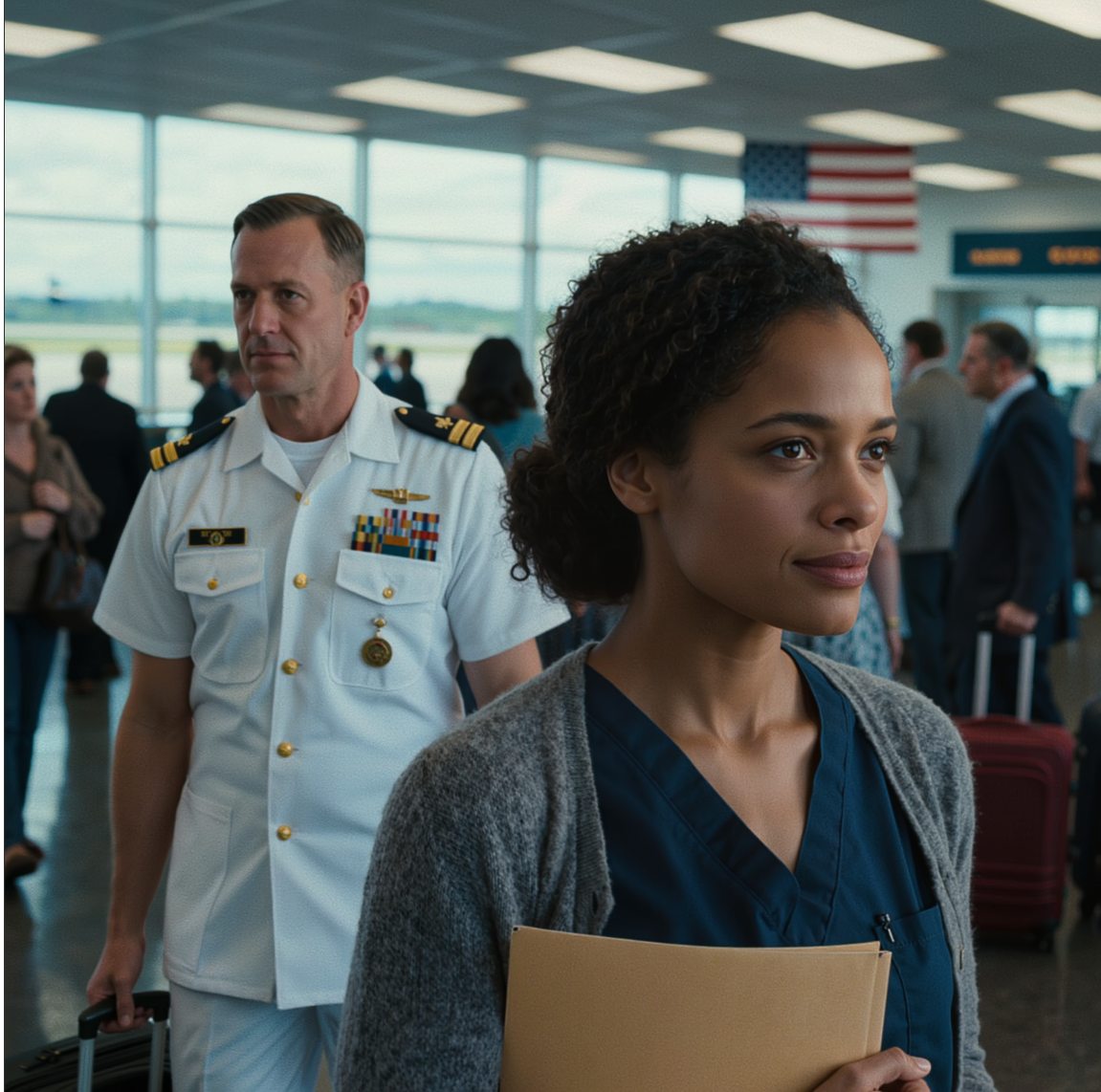 Dagen jag använde en hemlig signal på en fullsatt flygplats i Atlanta och en marinbefälhavare insåg att min brors berättelse aldrig var vad breven från utlandet sa – Nyheter