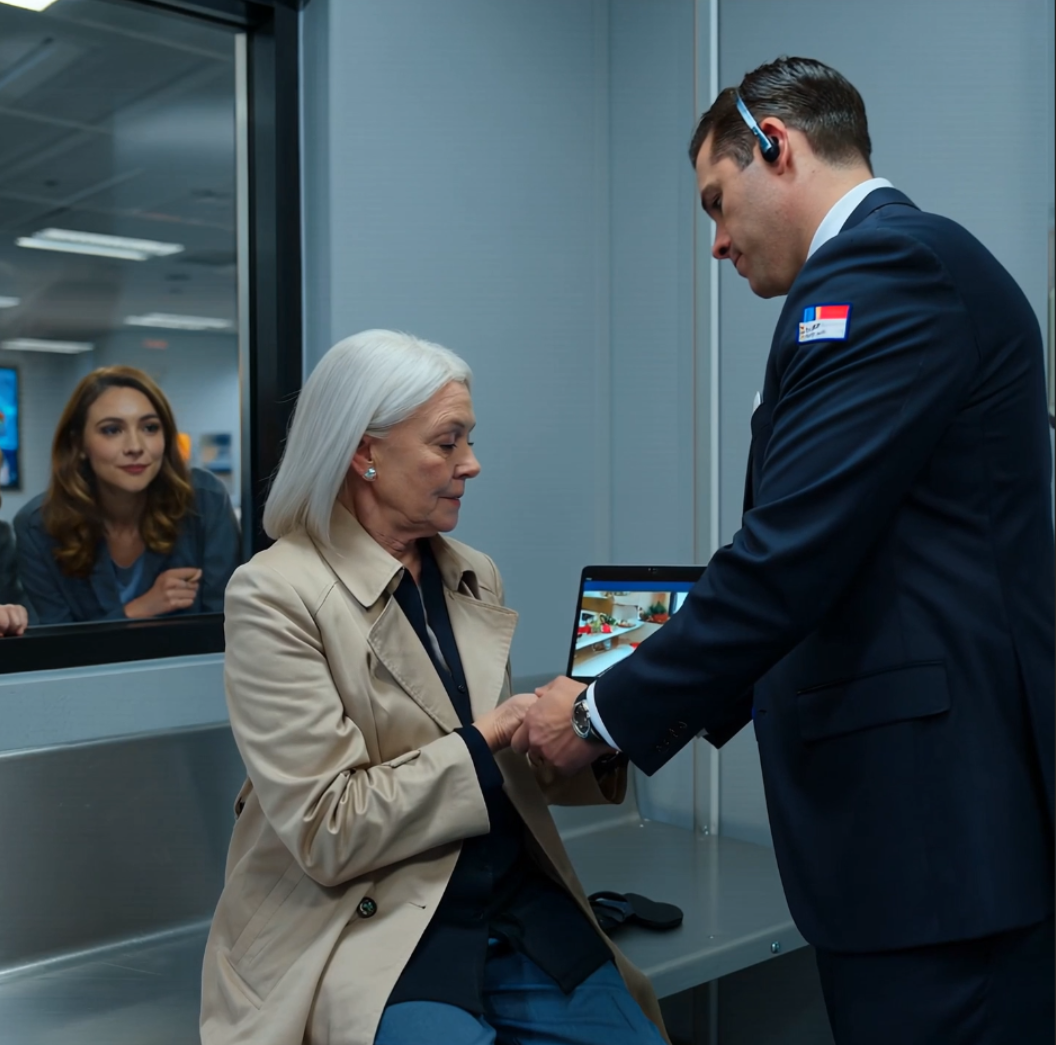 Klockan sex på morgonen i TSA-kön på San Francisco International tog en man i mörk kostym tag i min arm och viskade: ”Låtsas att jag arresterar dig – var tyst.” Jag höll nästan på att skratta… tills han visade upp en FBI-bricka, drog mig ifrån min dotter och svärson och styrde mig genom en dörr märkt ENDAST AUKTORISERAD PERSONAL. Bakom mig brast min dotters röst – ”Mamma, vad händer?” – men han vände sig inte ens om. – Nyheter