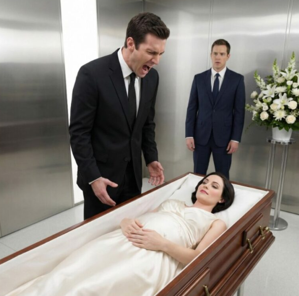 Under Farväl För Sin Gravida Fru, En Man Bad Om Att Träffa Henne En Sista Gång — Och Märkte En Rörelse Som Fick Alla Att Sluta Och Ringa Läkare Omedelbart