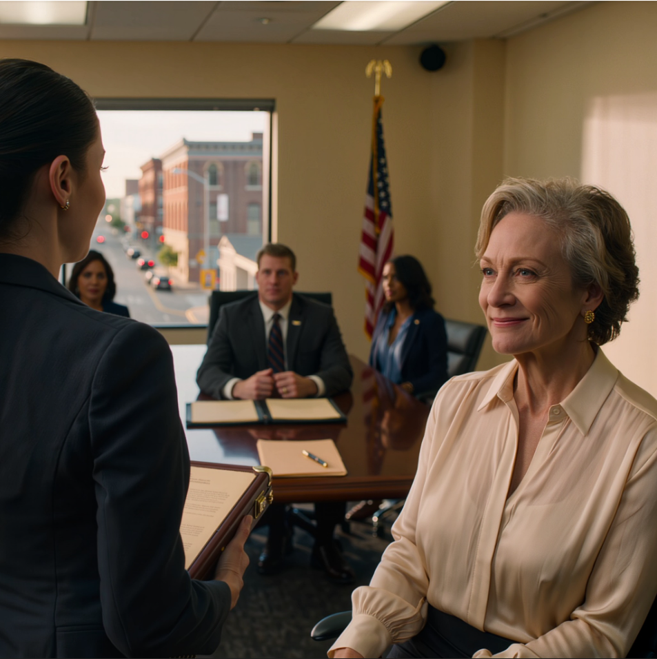 Vid en familjesammankomst höjde hon sitt glas och presenterade sitt utomäktenskapliga barn som sin “riktiga dotter”, och pekade sedan i slutet: “Bara ett stort misstag från det förflutna?” — 40 släktingar skrattade hjärtligt… sedan tog hon en klunk vatten, log och sa: “Nåväl, då är det din tur…” sedan lyfte hon luren, vilket fick hennes mamma att bli blek.