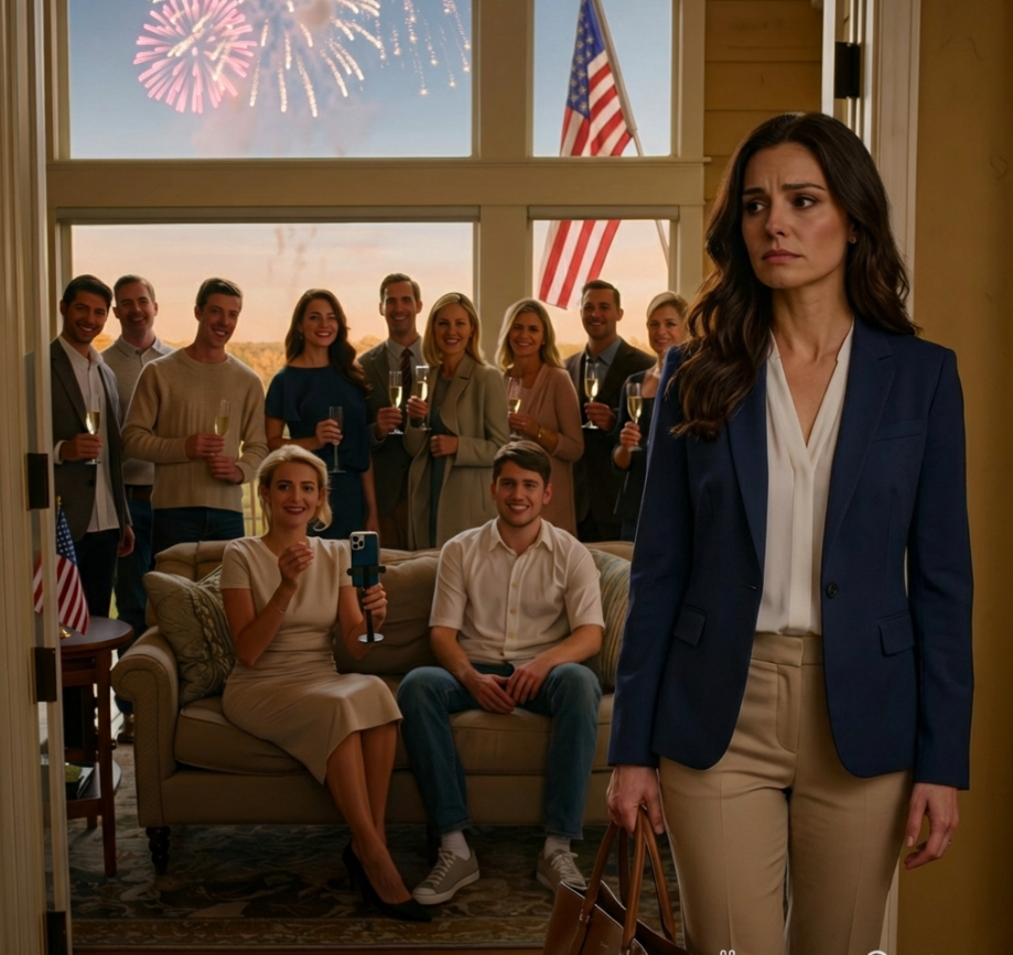 På nyårsafton i Nashville livestreamade en mamma en skål där hon hyllade sin yngre bror och kallade honom sin “enda stolthet”… sedan vände hon sig om för att kalla honom ett “misstag” inför hundratals tittare – alla skrattade hjärtligt, mamman log bara, avslutade livesändningen med en enda prick och sa: “Tack och lov, jag flyttade precis till en plats 3 000 kilometer bort”… men de visste inte att i samma ögonblick som de kastade sig genom en dörr från vilken det inte fanns någon återvändo…