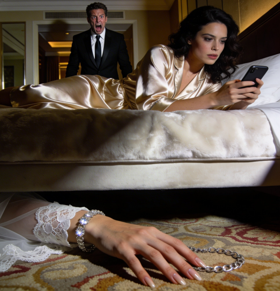 Jag trodde att det skulle vara ett roligt skämt på bröllopsnatten … tills en främling kom in i rummet och startade ett högtalartelefonsamtal.