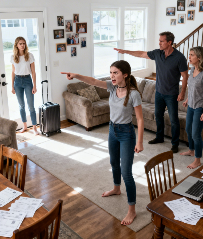 Min syster anklagade mig för att ha stulit hennes halsband bara för att kalla mig en lögnare. Sedan sparkade mina föräldrar ut mig. Men hon var omedveten om att jag betalade hennes studieavgift och hushållsräkningar. Så jag slutade och lämnade huset. Vad hände sedan…