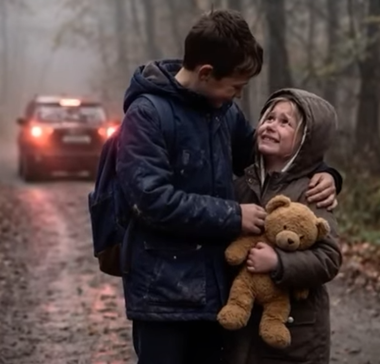 Föräldrarna övergav sina barn i en avlägsen skog och lämnade dem med bara lite mat och vatten i hopp om att de aldrig skulle återvända hem. Men allt förändrades när en bil stannade bredvid dem, och någon gick ut…