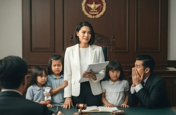 MIN SYSTER DOG I FÖRLOSSNINGEN OCH JAG BLEV MAMMA TILL HENNES TRE BARN. FEM ÅR SENARE ÅTERVÄNDE DERAS ÖVERGIVNA FAR OCH SADE ATT HAN BEHÖVDE ETT «ARV».» …**