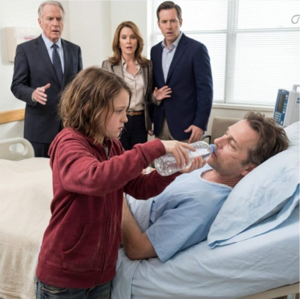 En VD fick bara två dagar kvar när tysta begravningsplaner började — då gick en fattig tonårsflicka in på sjukhuset med en flaska vatten som ingen förväntade sig