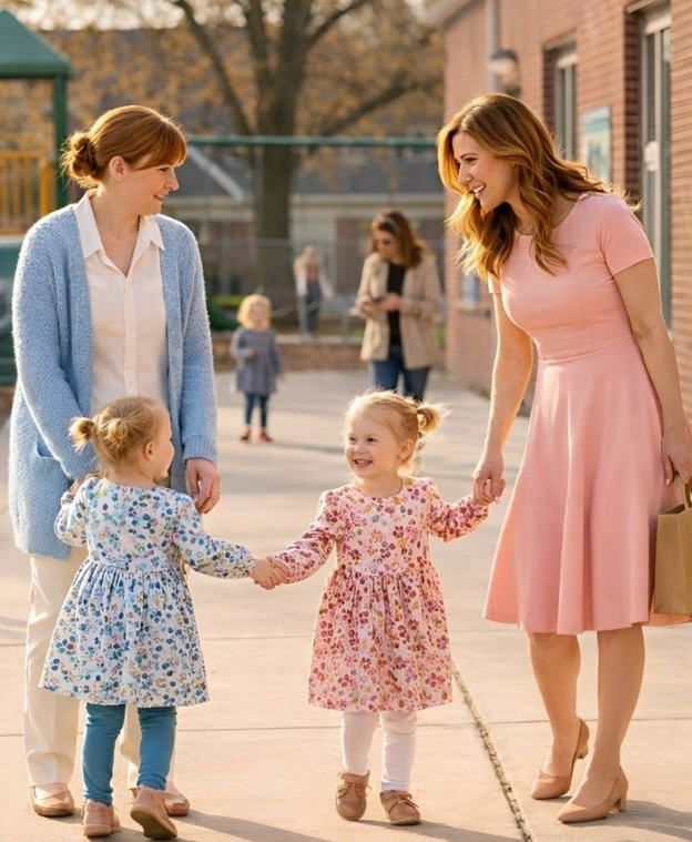 Varje dag kom min dotter hem från skolan och sa: «Det finns ett barn hos min lärare som ser precis ut som jag.» Jag började tyst undersöka det – och upptäckte en grym sanning som var kopplad till min mans familj.