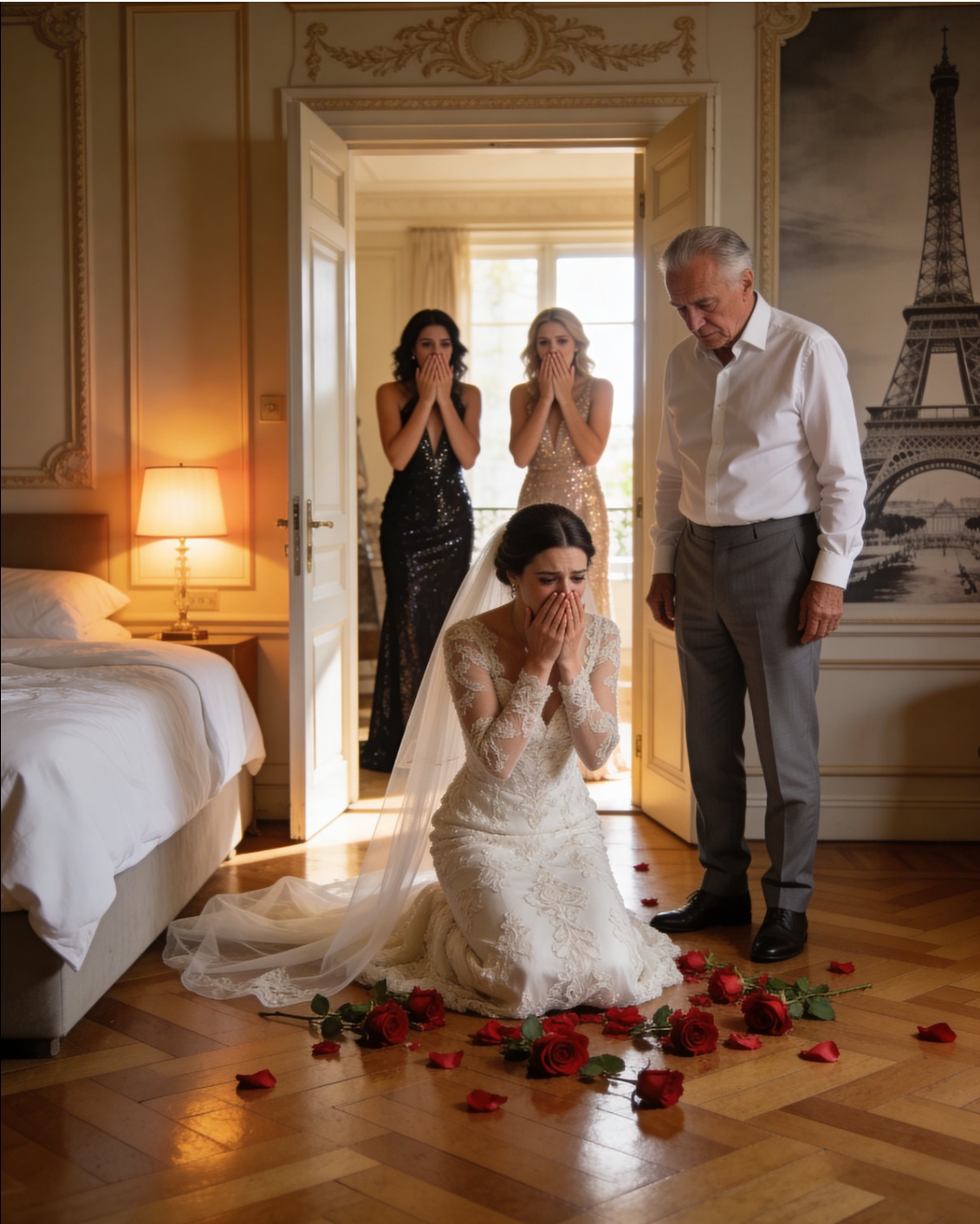 Min far gifte om sig vid 60 års ålder med en kvinna som var 30 år yngre än honom; hela familjen var förtjust… tills ett skrik ekade genom bröllopsnatten… – Nyheter