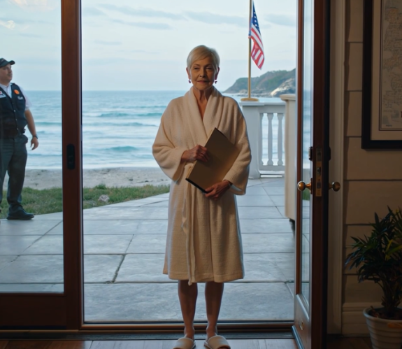 Jag slappnade av i mitt strandhus i Santa Barbara när säkerhetslarmet gick klockan fem på morgonen. Vakten sa: ”Din svärdotter är här med flyttfirman. Hon säger att hon äger huset.” Jag log: ”Släpp in henne… släpp in henne. Hon ska få en överraskning…” – Nyheter