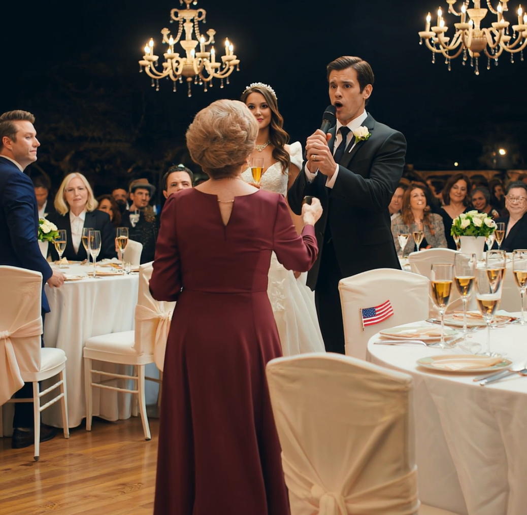 På min dotters bröllop höjde hon ett glas och sa att hennes “riktiga familj” var de människor som gjorde henne lycklig – sedan vände hon sig mot mig inför 200 gäster och sa åt mig att gå… Tills brudgummen reste sig upp och sträckte sig efter mikrofonen – Nyheter