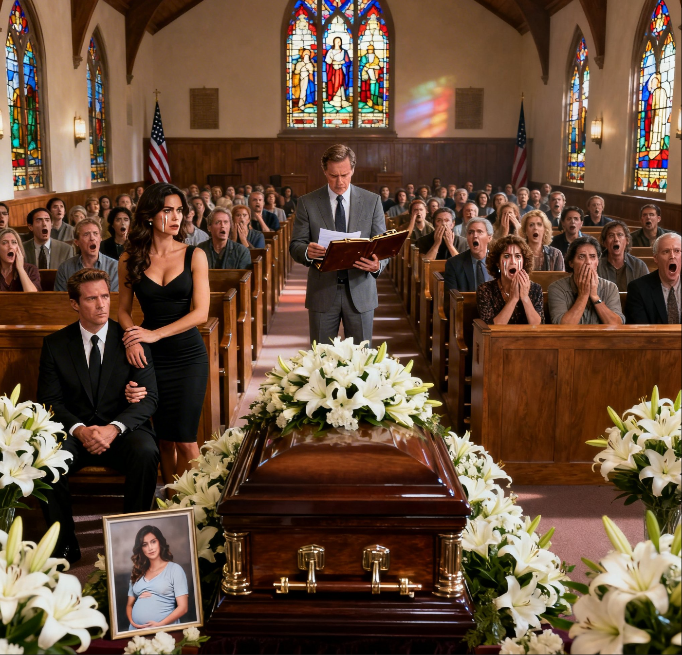 Han tog med sig sin älskarinna till sin gravida frus begravning – sedan läste advokaten testamentet och allt förändrades. – Nyheter