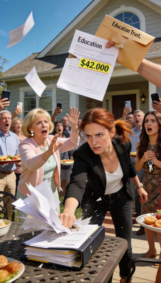 Vid påskmiddagen skämde min mamma ut mig offentligt inför ungefär femtio släktingar och tillkännagav att jag skulle “nedgradera” till en slum bara för att minska kostnaderna. Jag visste redan att hon hade tömt mina 42 000 dollar i studiekapital för att köpa ett hus till min syster – men jag höll tyst. Istället log jag, tackade alla för deras “omtanke” och bjöd in hela familjen att komma och se mitt “nya ställe”. Sedan gjorde jag något så oväntat att varenda person där blev helt tyst.