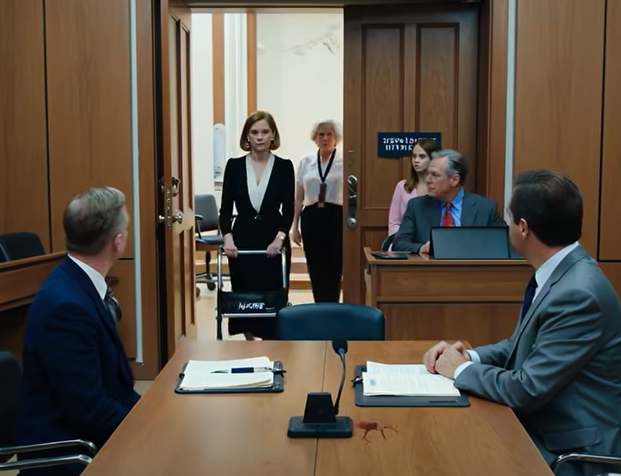 När jag mötte min man och hans älskarinna i rätten flinade han. Min dotter stod bredvid honom istället för min. Sedan sa min advokat: “Ers ära, vi har ett vittne till.” Rummet blev tyst. Min man blev blek när han såg vem som kom in. – Nyheter