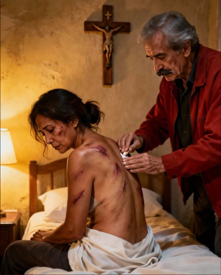 Vid ålder 60, jag gifte min första kärlek: på vår bröllopsnatt, som jag klä min fru, jag plötsligt steg tillbaka i chock och kände ett sting av sorg på att se…