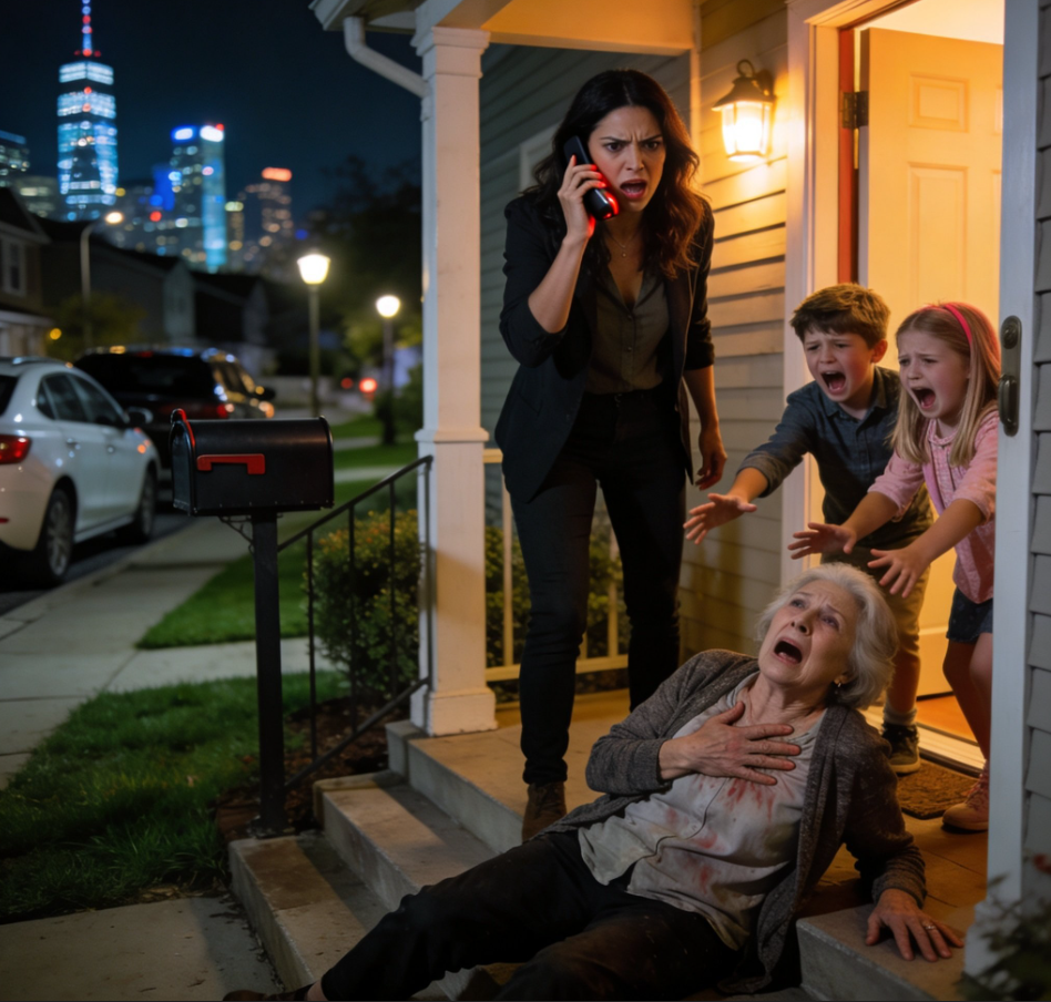 Efter att min man dog hånade min svärmor: ”Ni är inte familj” och vräkte oss. Nu kollapsar hon på min veranda och ber: ”Hjälp mig.” Jag tittade på mina barn… och ringde ett samtal som kommer att chocka henne.