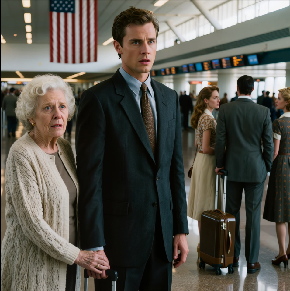 Min mormor spenderade 30 000 dollar för att följa med vår familjs Europaresa. Men på flygplatsen sa pappa: “Jag glömde din biljett – åk bara hem.” Sättet som alla undvek hennes blick visade att det inte var en olycka. Jag stannade hos henne. Tre veckor senare kom mina föräldrar tillbaka – och hela familjen frös till, som om de höll andan, när de såg mig stå bredvid en man. För… – Nyheter