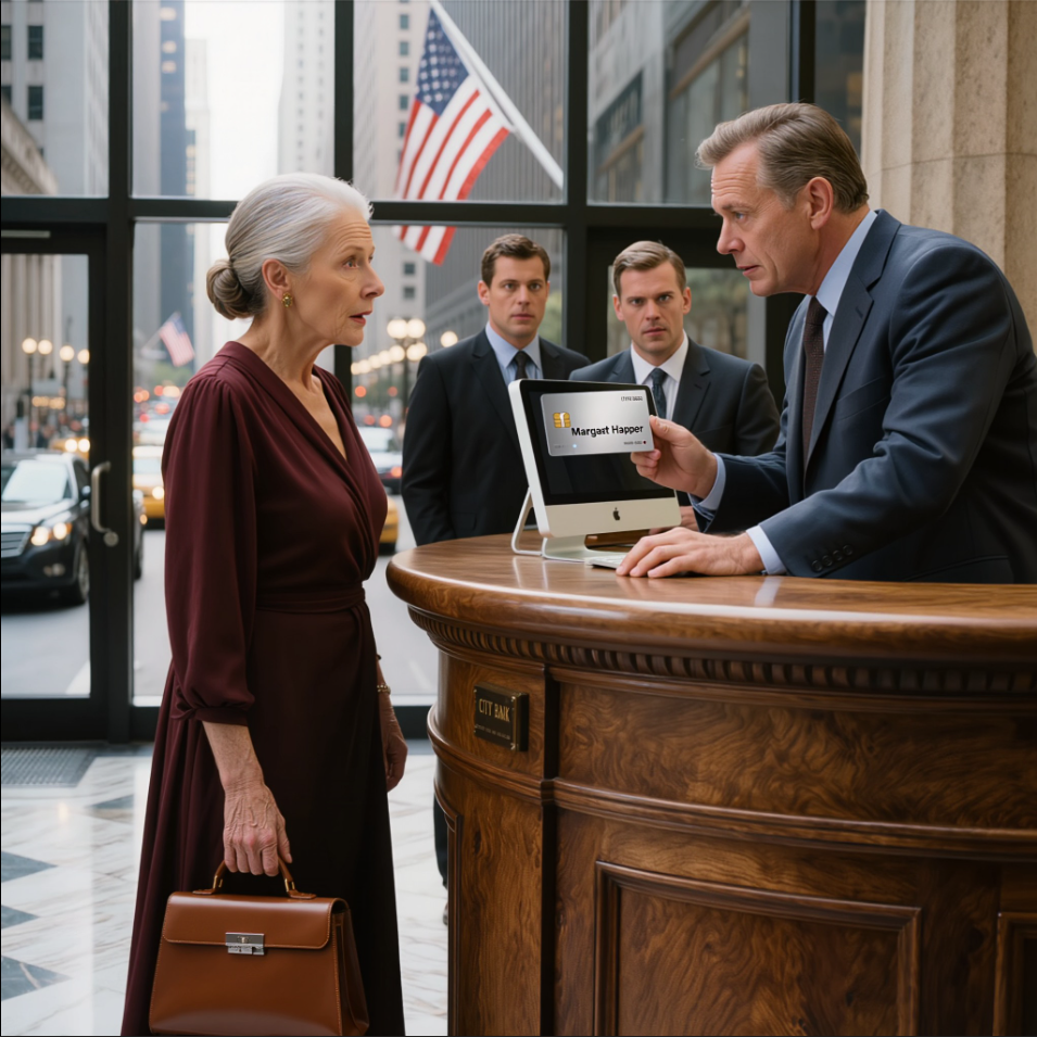 ”Min man skilde sig från mig och lämnade mig utan någonting. När jag använde det gamla kortet som min far hade lämnat till mig blev bankchefen blek och viskade: ’Fru… vet ni ens vad ni egentligen äger?’” – Nyheter