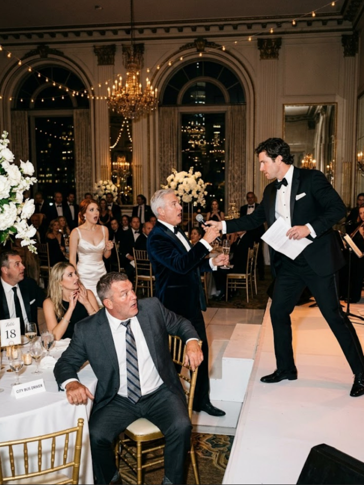 EFTER ATT JAG I 23 ÅR KÖRT STADSBUSS FÖR ATT UPPFULLA MIN SON ENSAM, DÖK JAG UPP PÅ HANS LYXBRÖLLOP PÅ MANHATTAN I MIN ENDA GAMLA KOSTYM OCH UPPTÄCKTE ATT NÅGON HADE SKRIVIT “STADSBUSSFÖRARE” BREDVID MITT NAMN – Nyheter