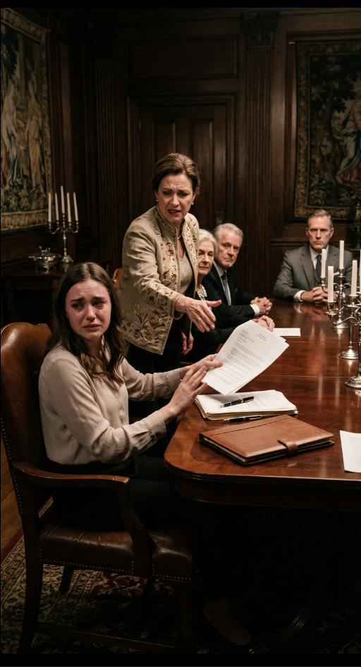 23 släktingar pressade mig att skriva under ett kontrakt på över 9,8 miljoner dollar till min favoritsyster och kallade mig värdelös. Efter att min mamma hade slagit mig för att jag vägrade, reste sig deras advokat och avslöjade sanningen: Jag ägde företaget – och huset.