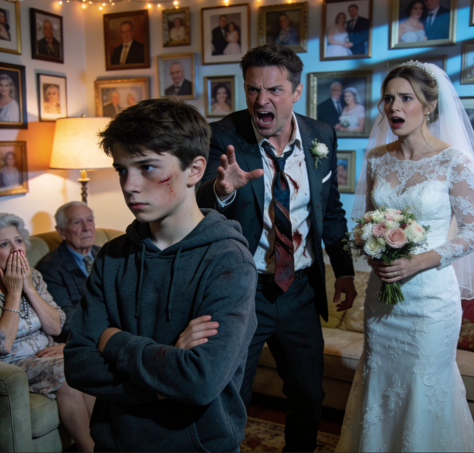 Ingen förväntade sig att min 14-årige son skulle utmana sin pappas nya fru mitt under bröllopet.