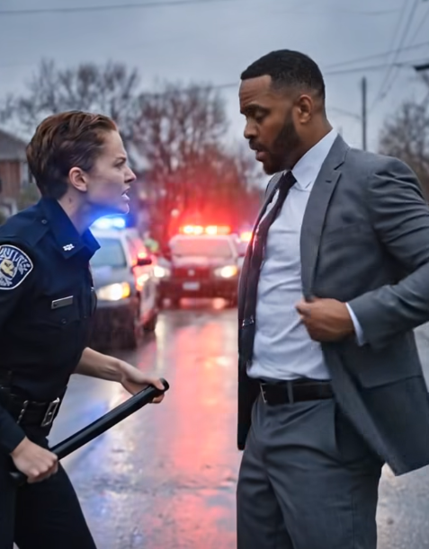 “Hon profilerade en välklädd svart man och anklagade honom för ‘motstånd’ – tills hans skylt tystade hela stationen”