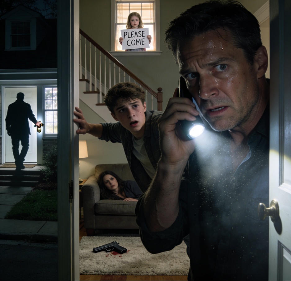 Graham stannade som om en osynlig linje hade dragits över golvet. Varje praktisk instinkt skrek åt honom att inte röra någonting. Men kvinnan rörde sig inte, och den lilla rösten på övervåningen hade den sköra kanten av ett barn som får slut på alternativ.