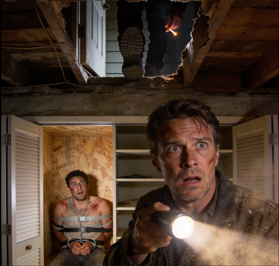 En sorgslagen änkling köper ett billigt bondgårdshus i en avlägsen by i West Virginia – i hopp om att tystnaden ska läka honom. Men den första natten börjar huset dunka under golvplankorna… och när han öppnar källaren viskar en instängd man: ”Han kommer tillbaka.”