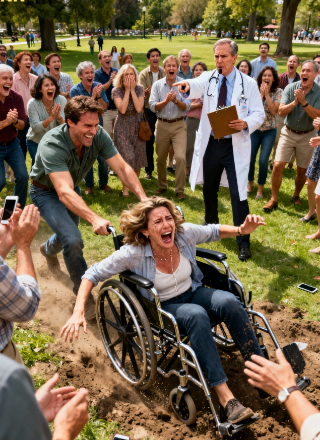 Min bror knuffade mig ur rullstolen på vår släktträff. “Sluta låtsas för att få uppmärksamhet.” Alla skrattade när jag låg på golvet. Vad de inte visste var att min läkare stod precis bakom dem. Han harklade sig och sa fem ord som avslutade allting.