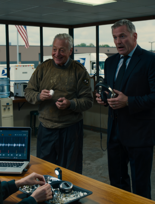 Min dotter gav mig ett par hörlurar i födelsedagspresent. Jag tog med dem till jobbet. En kollega, en före detta veteran, tittade… och blev blek. Han viskade: “Du måste ringa polisen.” Jag reagerade inte. Jag behöll lugnet och gick därifrån. Men tre dagar senare… – Nyheter