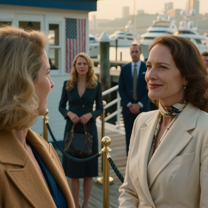 Min mans syster sa: ”Du hör inte hemma på den här yachtresan.” Mitt namn ströks från gästlistan och ersattes med hennes yogainstruktör. Vid gaten i Newport flinade hon och sa åt mig att ”gå hem”, hela familjen tittade ner och min man förblev tyst. Men i samma ögonblick som jag vände mig bort ropade en besättningsmedlem, och alla ögon vändes åt mitt håll. – Nyheter