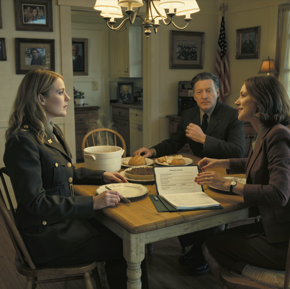 Min styvmor sa det sött som honung: “Du är i militären så dina pengar är en del av det här hushållet också, eller hur?” Pappa bara avfärdade det med ett skratt. Kvällen jag kom hem på permission lade jag handen på bordet, tittade honom rakt i ögonen och sa till honom: ett ord till om mina pengar, så skulle jag själv dra gränsen. Några dagar senare dök ett mejl med “fel mottagare” upp i min inkorg… och jag förberedde en morsdagspresent som fick hela huset att hålla andan. – Nyheter