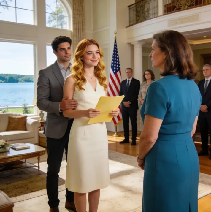 Jag använde mitt arv för att köpa min mans familj deras drömhus vid sjön. På inflyttningsfesten tillkännagav hans mamma: “Det är synd att vår son gifte sig med en fattig föräldralös.” Min man skrattade bara. Sedan visade jag dem den äkta lagfarten till huset, och när de såg namnet på min fars stiftelse blev hela rummet tyst… – Nyheter