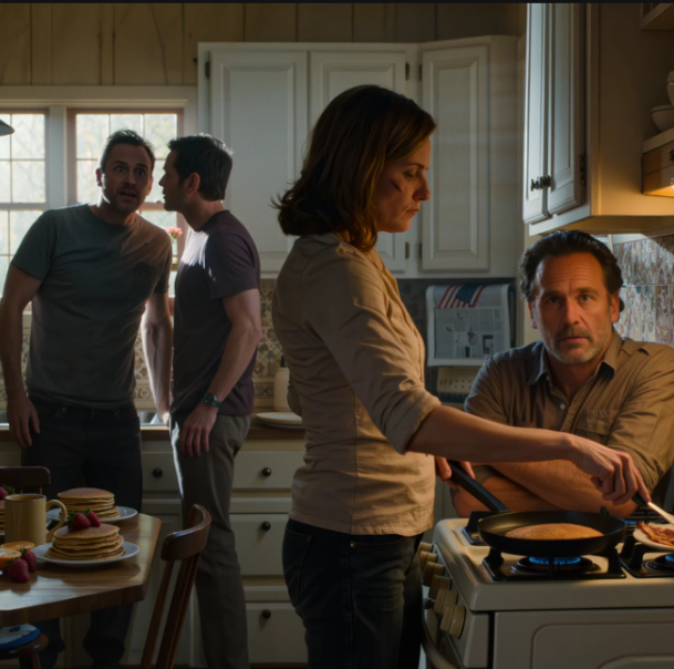 Efter att min man slagit mig fortsatte jag att förbereda frukost i tystnad som om ingenting hade hänt – tills han gick ut och frös till vid åsynen av vem som satt där och väntade på honom vid bordet… – Nyheter