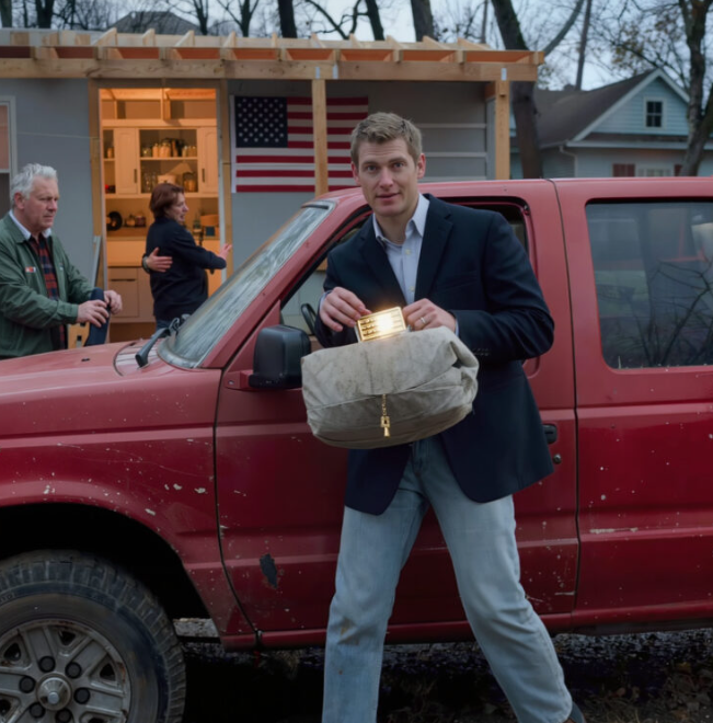 En 22-årig leveranschaufför från en husvagnspark utanför Dayton hittade en dammtäckt gymnastikväska i slutet av en halvfärdig återvändsgränd, och när han väl kollade vad som fanns inuti var siffran i hans huvud redan tillräckligt stor för att förändra hans mammas ryggrad, hans pappas lastbil och resten av hans liv. – Nyheter