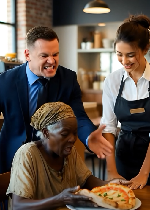 FÖRÖDRAD OCH TÄCKT AV PIZZA! CHEFEN KALLADE HENNE “SMUTSKIG”, MEN HAN VISSTE INTE ATT HON ​​VAR ÄGARENS MAMMA – Ett liv, en annan historia