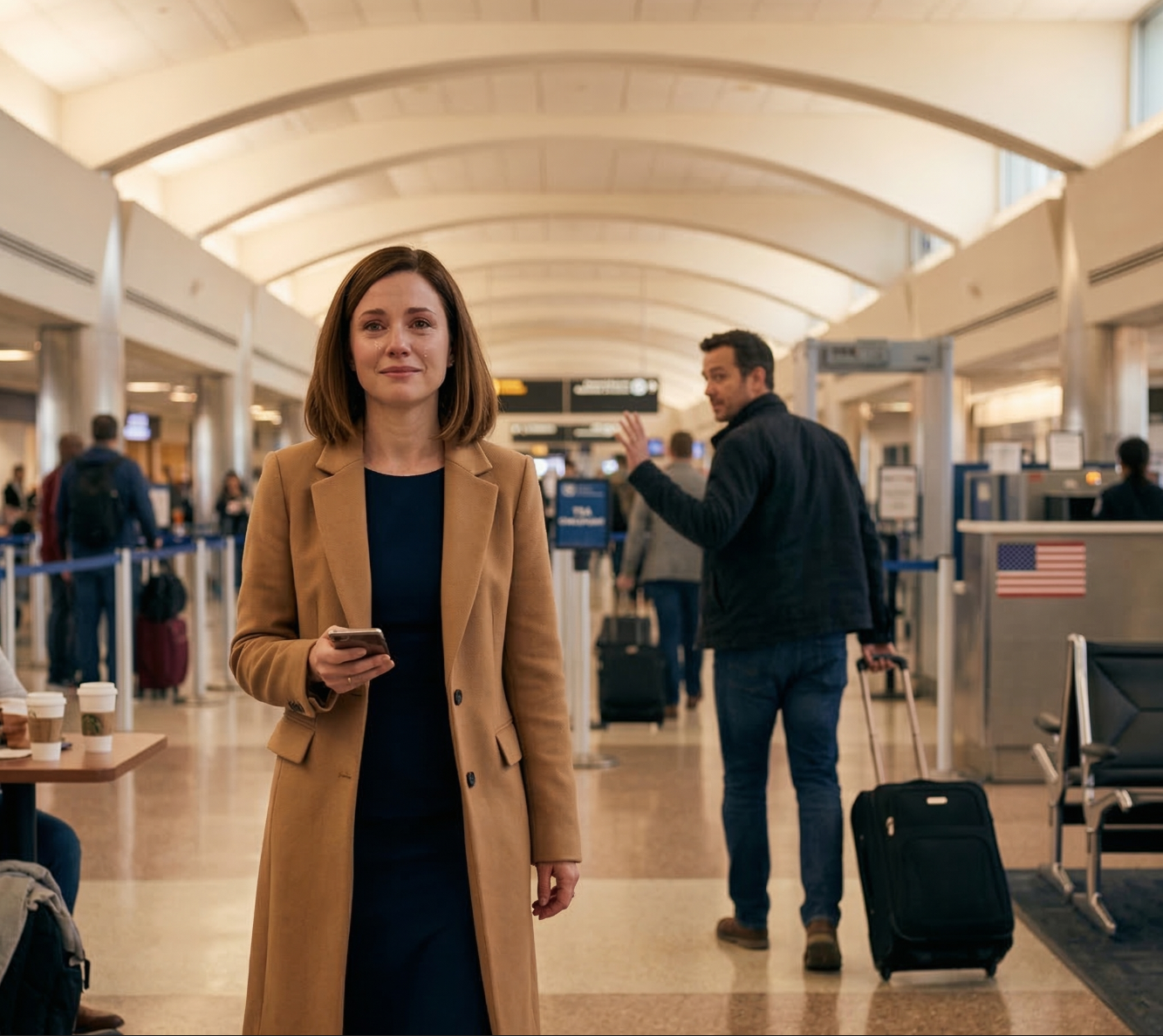 Jag grät när jag körde min man till flygplatsen. Utifrån måste det ha sett ut som den sortens avskedsstund som främlingar minns hela dagen. – Nyheter