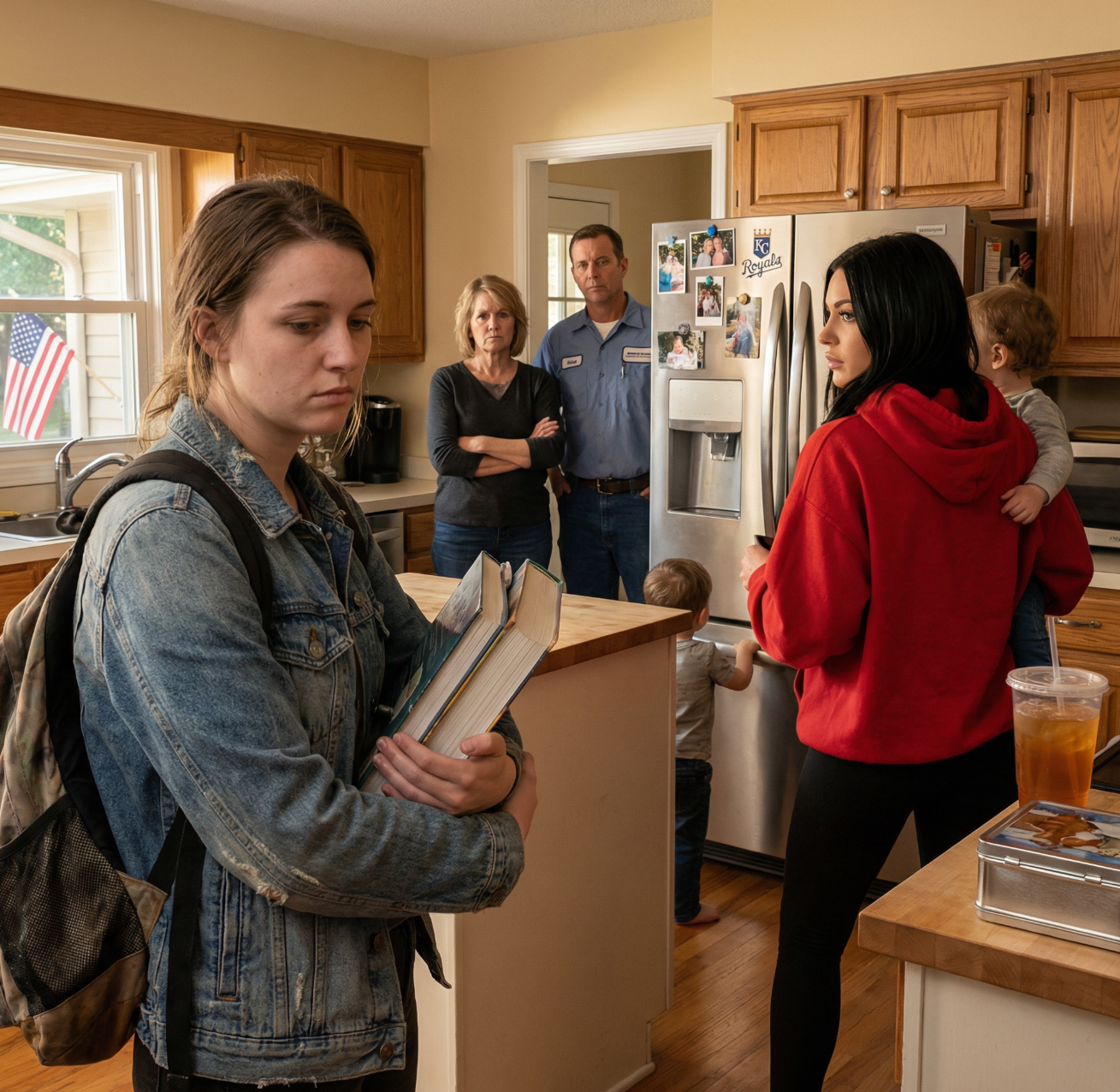 Jag bråkade inte i mina föräldrars kök, för när min mamma sa “marknadshyra” förstod jag redan att den riktiga notan de gav mig inte hade något med pengar att göra. Det handlade om tillgång – till min tid, mina helger, min kropp, min framtid. Min pappa hade fortfarande sin lagerskjorta på sig, stod där som om han satte lagen. Min syster Khloe hade ett barn på höften, en Starbucks-mugg svettandes på diskbänken, och den där lugna lilla blicken hon alltid fick när någon annan skulle bli besvärad för hennes skull. I vardagsrummet grät en av mina syskonbarn över en tecknad serie, den andra frågade redan vem som lagade lunch. Och på något sätt, i det huset, var svaret alltid jag. – Nyheter