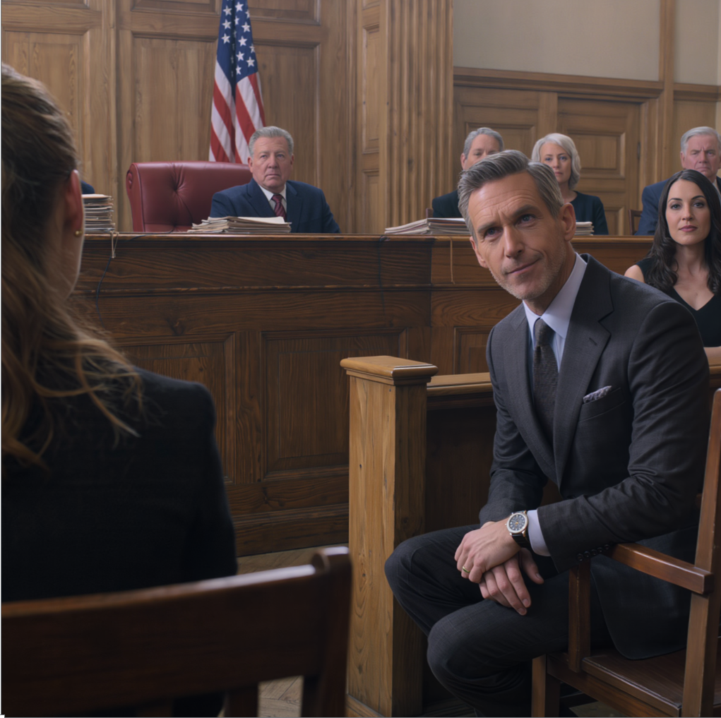 Min syster Olivia gick in i rätten klädd i dyrbart sorgesvart. Hennes advokat sköt fram den akuta petitionen: “Vi kräver omedelbar kontroll över de likvida tillgångarna.” Mina föräldrar nickade som om de provspelade inför en tragedi. Domaren tittade på mig: “Har du invändningar?” Jag tittade på min klocka och sa bara: “Inte än. Jag väntar på grindvakten.” – Nyheter