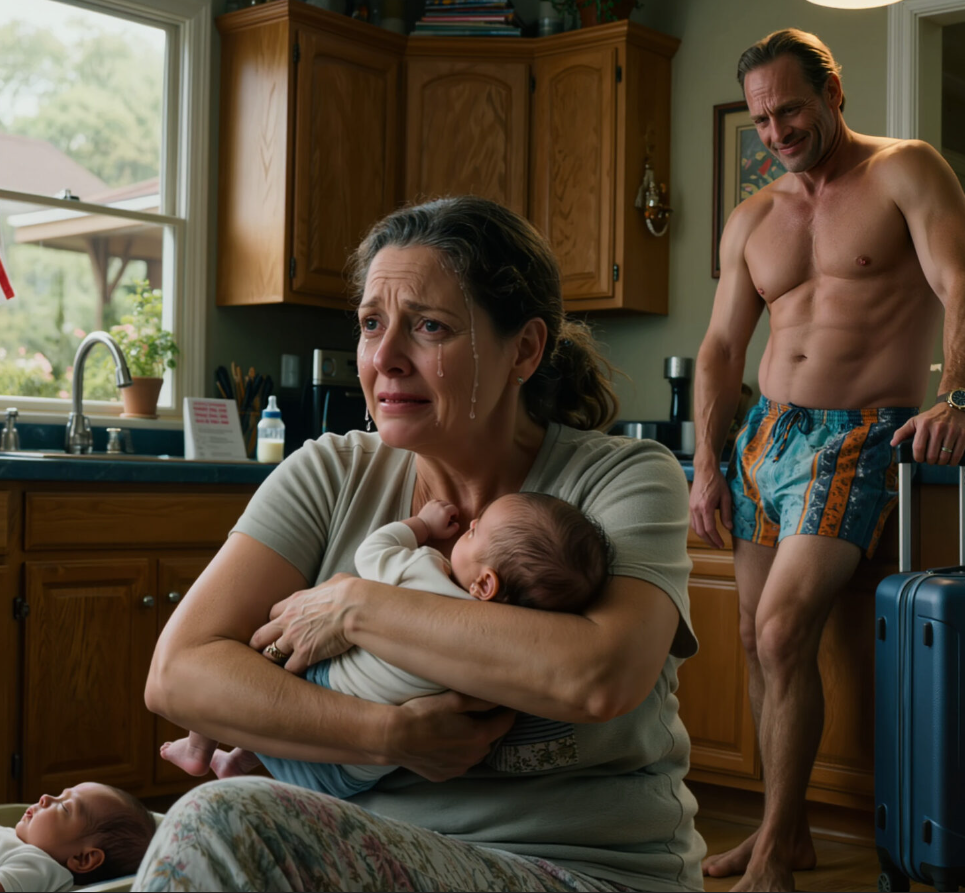 Min man lämnade mig ensam med våra nyfödda tvillingar för att jag skulle “finna mig själv”. Han sa “De här bebisarna är för högljudda – jag behöver plats”, innan han flög till Europa med sina vänner i en månad och lämnade mig att ta hand om våra små tvillingar ensam. Och när han äntligen kom tillbaka blev han mållös när han såg hur mycket allt hade förändrats. – Nyheter