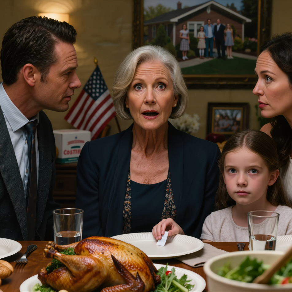 Under middagen lade mitt barnbarn tyst en lapp på min tallrik där det stod: ”Mormor, låtsas som att du inte mår bra och gå nu. Ställ inga frågor.” Jag var förvirrad, men det var något i hennes ansikte som fick mig att lita på henne och göra just det. Tio minuter senare… – Nyheter