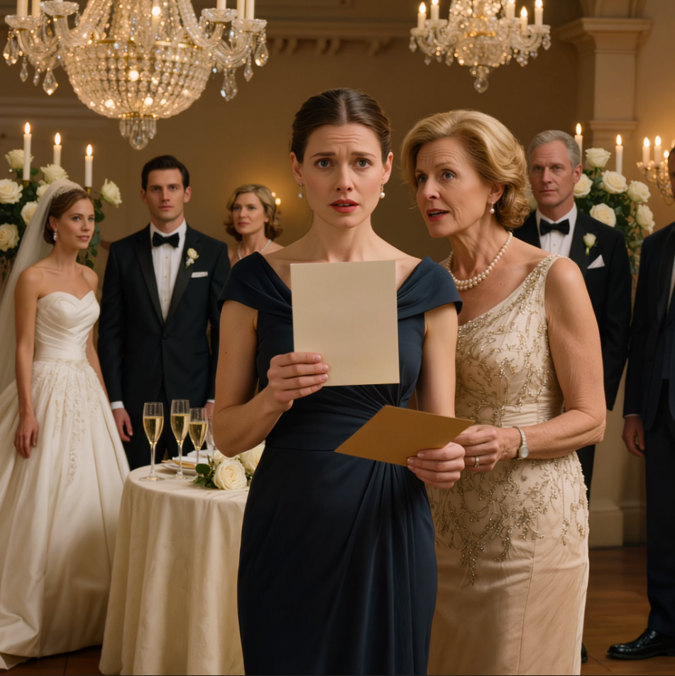 På min systers bröllop fick jag ett placeringskort med texten “Icke-prioriterad gäst”. Mamma viskade: “Det betyder att det inte finns någon plats vid familjebordet.” Jag gick till presentbordet, hämtade min check på 10 000 dollar och sa: “Eftersom jag bara är här av artighet, så är det här också.” När jag satte mig i bilen sprang min syster efter mig och mina föräldrar ropade: “KOM TILLBAKA!” MEN JAG… – Nyheter