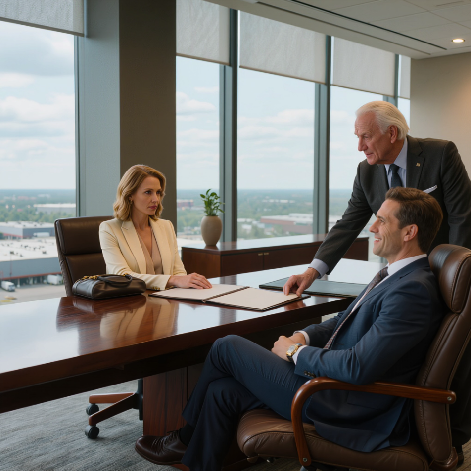 Min far överlämnade företaget jag byggt till min inkompetenta bror Kevin och sa åt mig att acceptera hans ledarskap eller gå. Så jag gick därifrån och tog med mig min kritiska kunskap. Tre veckor senare bröts tystnaden när pappa ringde och grät medan allt rasade samman. Tystnaden i styrelserummet var inte fridfull. Det var den kvävande tystnaden i en grav innan stenen rullas på plats. Jag satt vid mahognybordet med händerna så hårt knäppta att mina knogar hade blivit genomskinliga vita. Mittemot mig satt min far, Arthur, hans ansikte oläsligt, en mask av åldrad stoicism som jag hade ägnat 34 år åt att försöka tyda. Bredvid honom satt min äldre bror, Kevin, lutad tillbaka i sin läderfåtölj med en avslappnad, nästan uttråkad arrogans som fick min mage att kurra av en blandning av illamående och ilska.