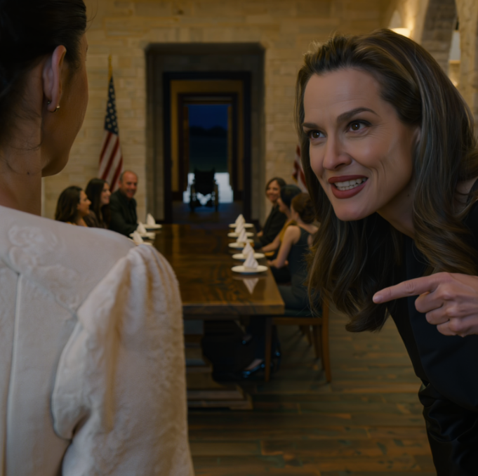 På Thanksgiving-middagen sprang min syster upp, pekade rakt på min 12-åring och väste: ”Vi vet alla att hon låtsas!” sedan ryckte hennes son undan rullstolen och hånade: ”Res dig upp och gå då!” Jag grät inte. Jag ringde bara ett telefonsamtal. Fem minuter senare blev hela rummet tyst. – Nyheter