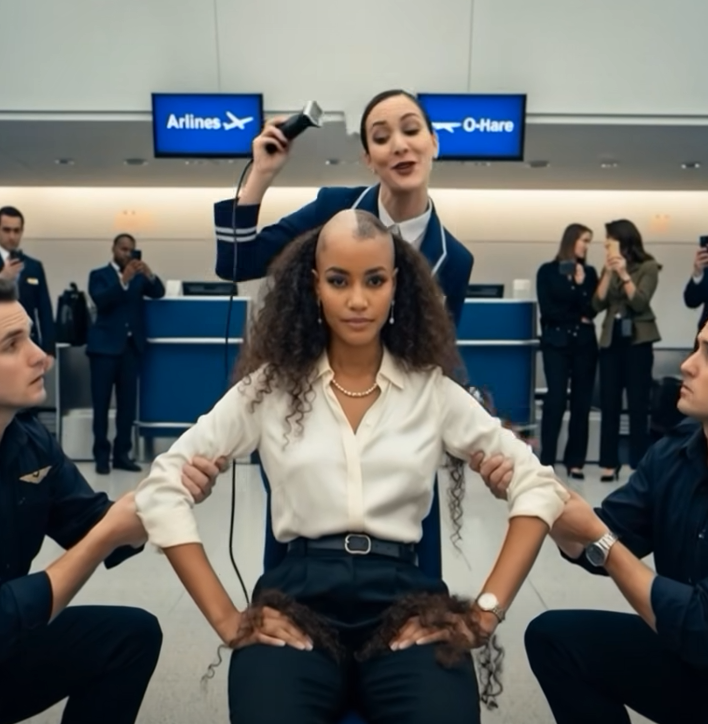 Flygpersonal rakade en svart VD:s hår som ett “skämt” – ögonblick senare stängdes flygbolaget ner