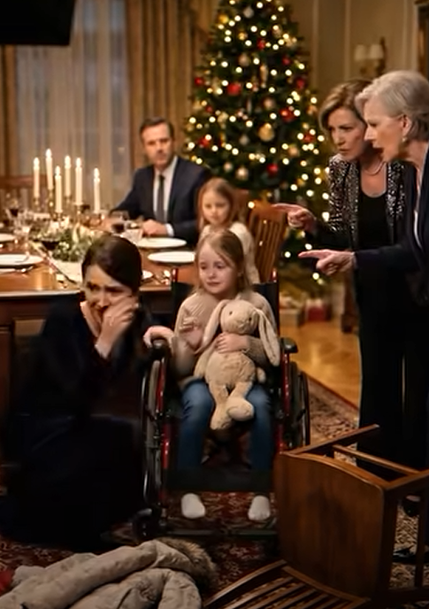 På julmiddagen pekade min syster på min 12-åriga dotter och hånade: “Vi vet alla att hon fejkar – sluta låtsas.” Sedan knuffade hennes son ut mitt barn så hårt. Jag bråkade inte. Jag skrek inte. Jag höll min dotter och gick ut. De hade ingen aning om att deras liv redan var på väg att förstöras. – Royals